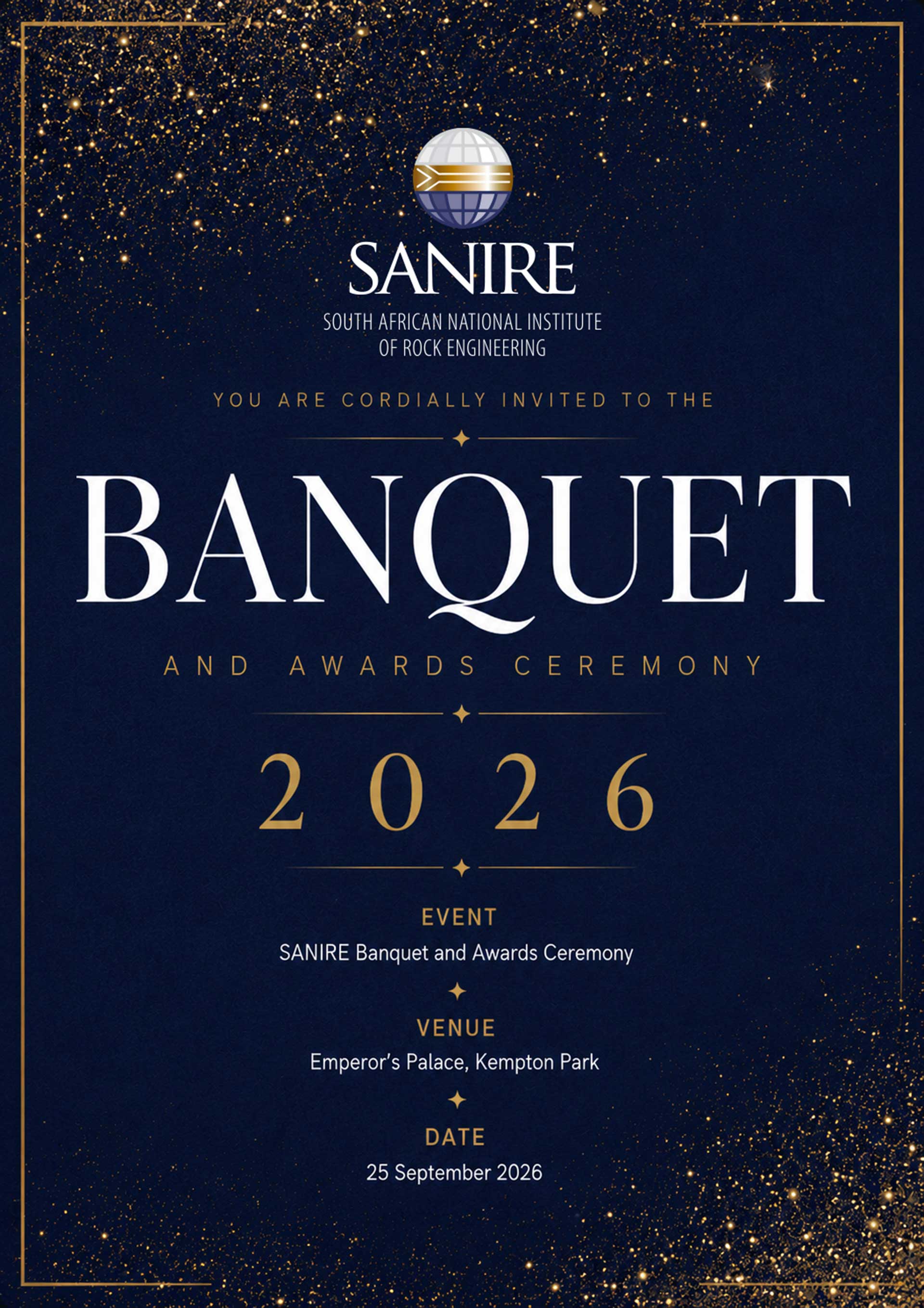 SANIRE Banquet and Awards Invitation
